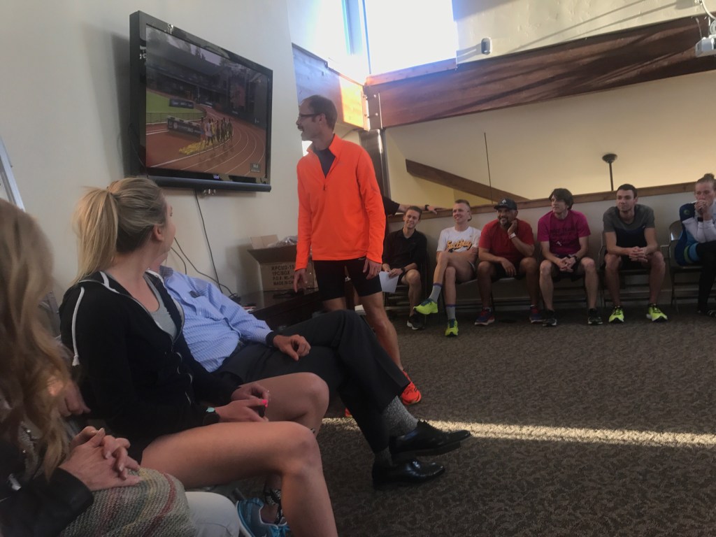 “Wardy” speaks at Runners&nbsp;Corner