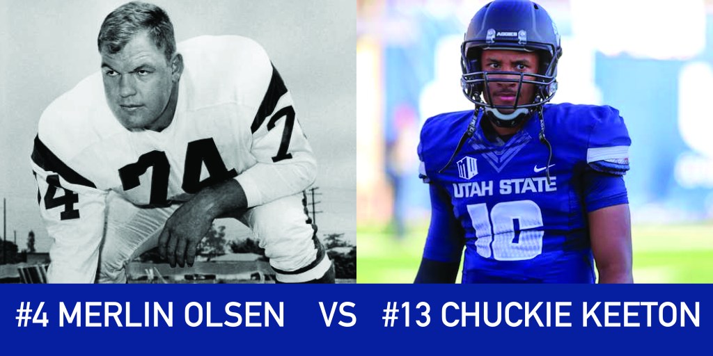 Utah March Madness: 4 Merlin Olsen vs 13 Chuckie&nbsp;Keeton