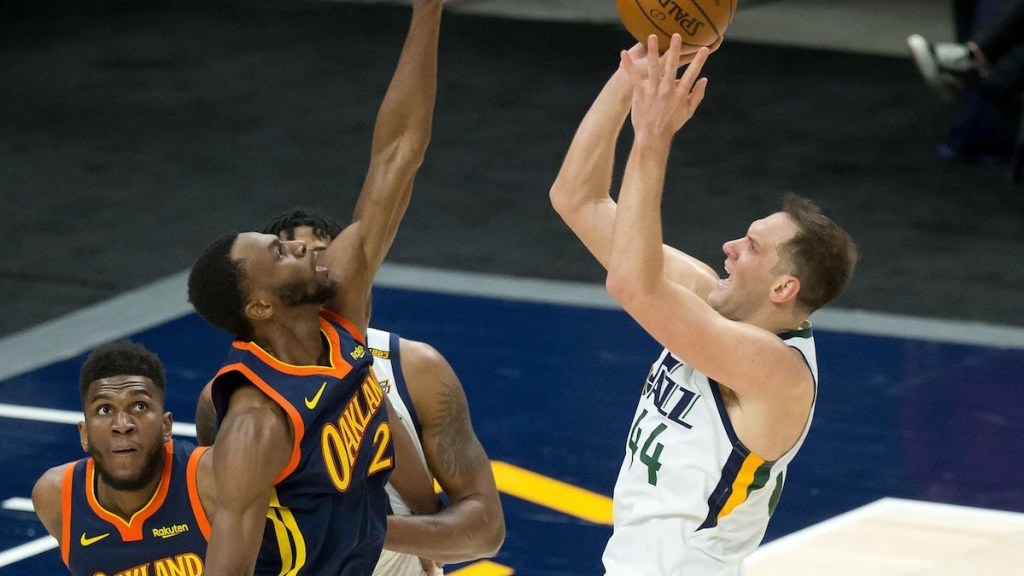Game Recap: Jazz Fall to Warriors despite historic night from&nbsp;Gobert