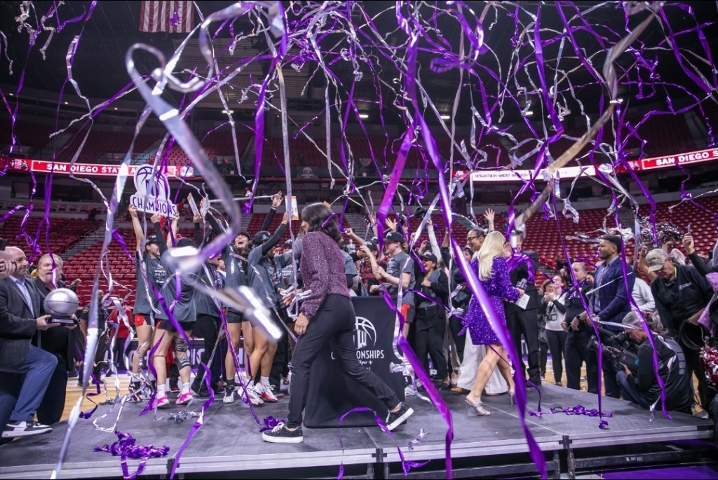 3x OT Thriller in Vegas! MWC WBB Championship goes to&nbsp;SDSU