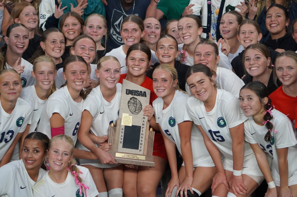 Girls’ soccer: Syracuse Titans make history with 2-0 win over Lone Peak in 6A State&nbsp;Championship