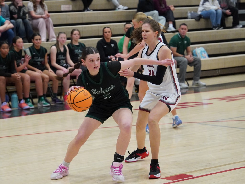 Grils’ basketball: Falcons outlast Knights in foul‑heavy road win,&nbsp;54–48